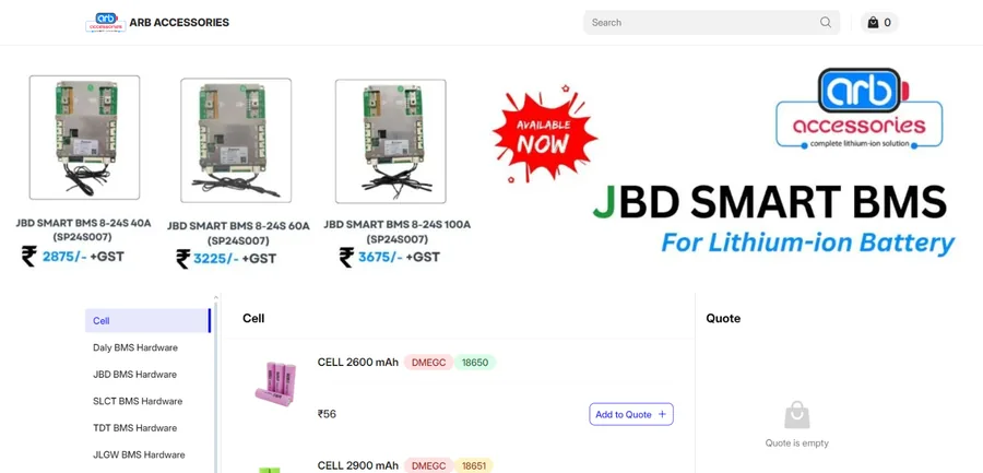 Arb Accessories online store built with Store.link